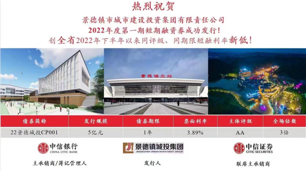 奮進(jìn)新征程，建功新時(shí)代——市城投集團(tuán)第一期短期融資卷成功發(fā)行五億元